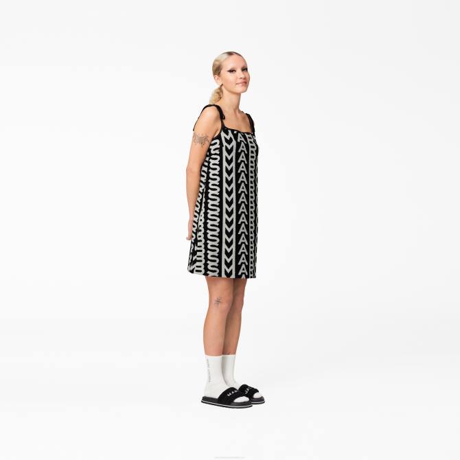HN66523 Marc Jacobs haljina s pregačom od frotira s monogramom