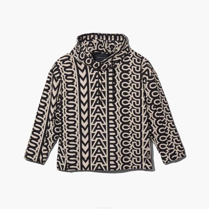 HN66484 Marc Jacobs velika majica s kapuljačom s monogramom