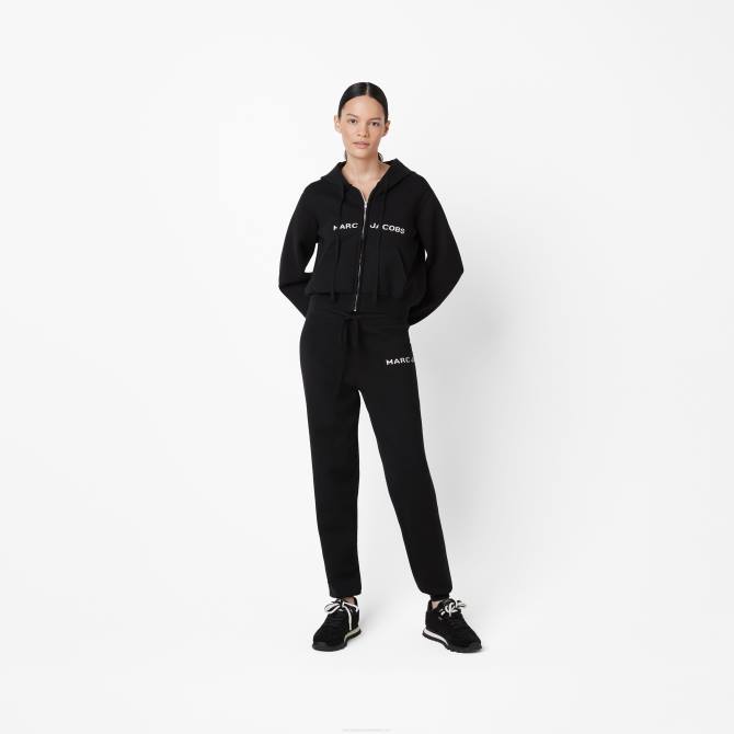 HN66534 Marc Jacobs skraćena majica s kapuljačom s patentnim zatvaračem