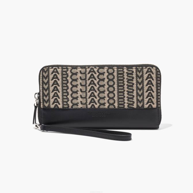 HN66256 Marc Jacobs monogram jacquard kontinentalni novčanik s narukvicom