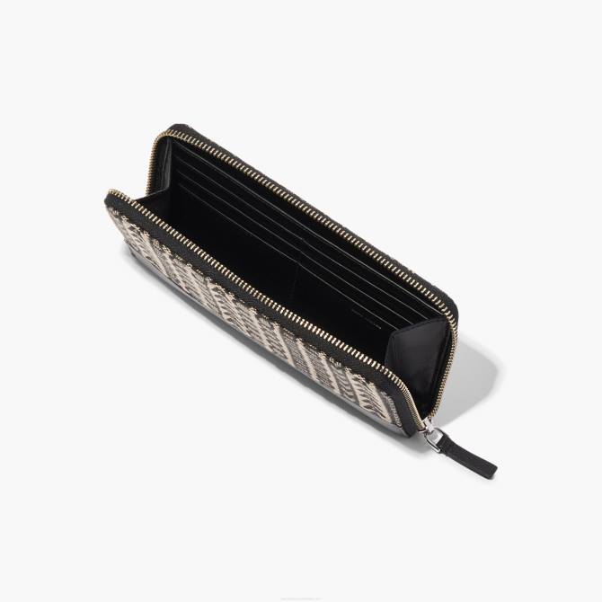 HN66256 Marc Jacobs monogram jacquard kontinentalni novčanik s narukvicom