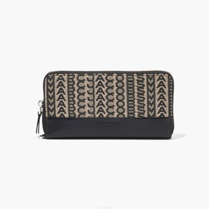 HN66256 Marc Jacobs monogram jacquard kontinentalni novčanik s narukvicom