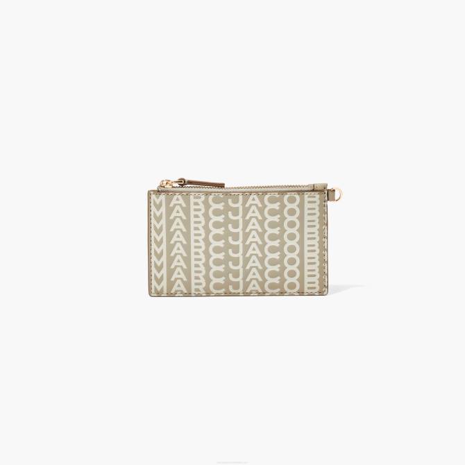 HN66269 Marc Jacobs monogramska kožna narukvica s patentnim zatvaračem