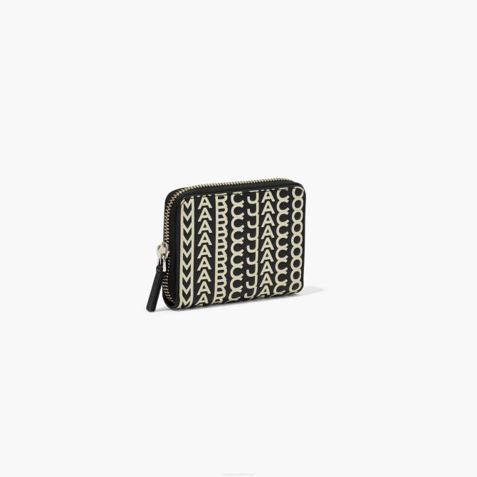 HN66304 Marc Jacobs monogramski kožni patentni zatvarač oko novčanika