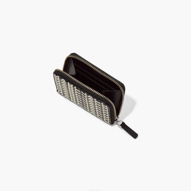 HN66304 Marc Jacobs monogramski kožni patentni zatvarač oko novčanika