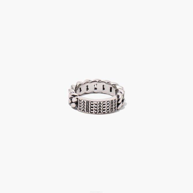 HN66460 Marc Jacobs barkod monogram id lanac prsten