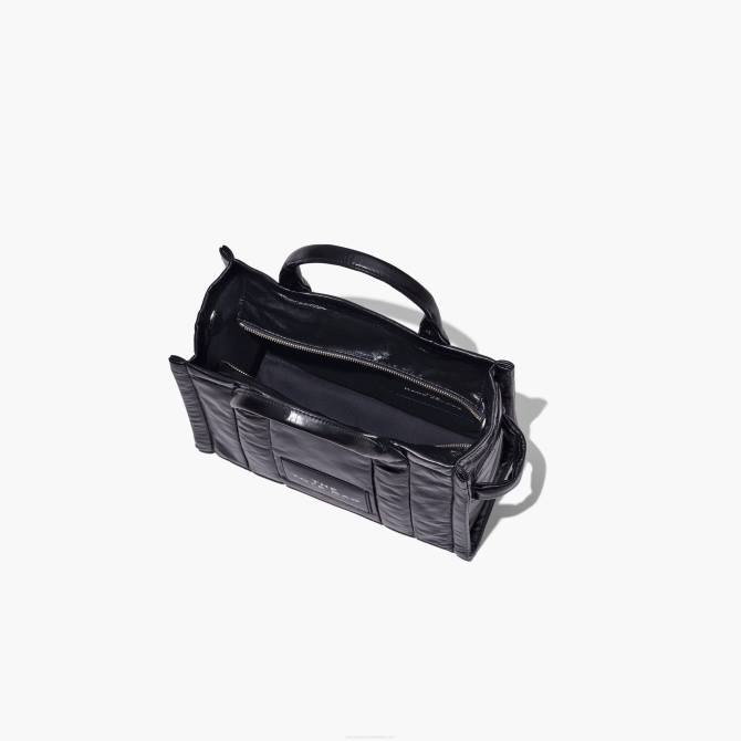 HN66111 Marc Jacobs sjajna naborana torba srednje veličine