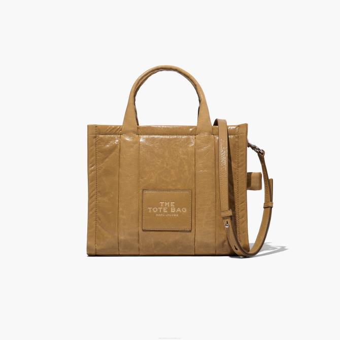 HN66112 Marc Jacobs sjajna naborana torba srednje veličine