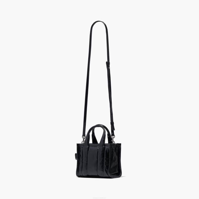 HN66115 Marc Jacobs sjajna mikro torba s naborima