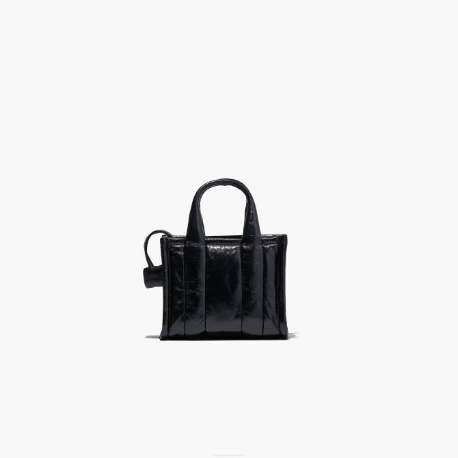 HN66115 Marc Jacobs sjajna mikro torba s naborima