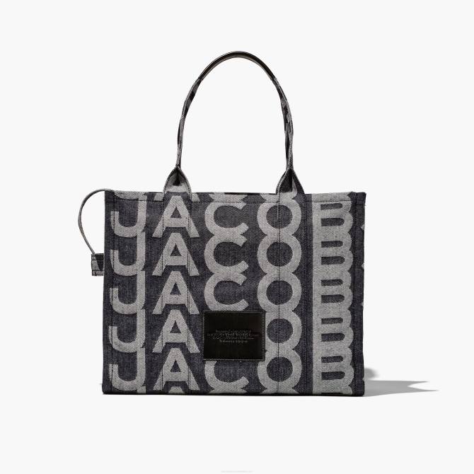 HN6690 Marc Jacobs velika torba od trapera s monogramom
