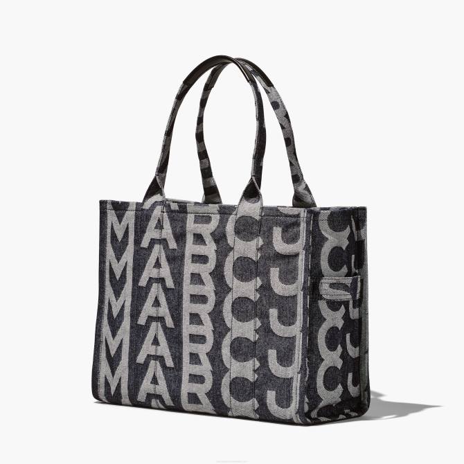 HN6690 Marc Jacobs velika torba od trapera s monogramom