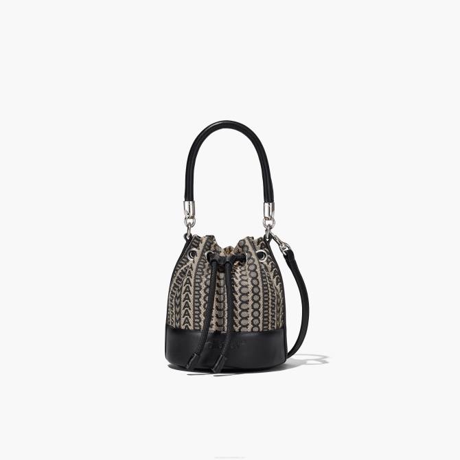 HN66141 Marc Jacobs monogram micro bucket bag